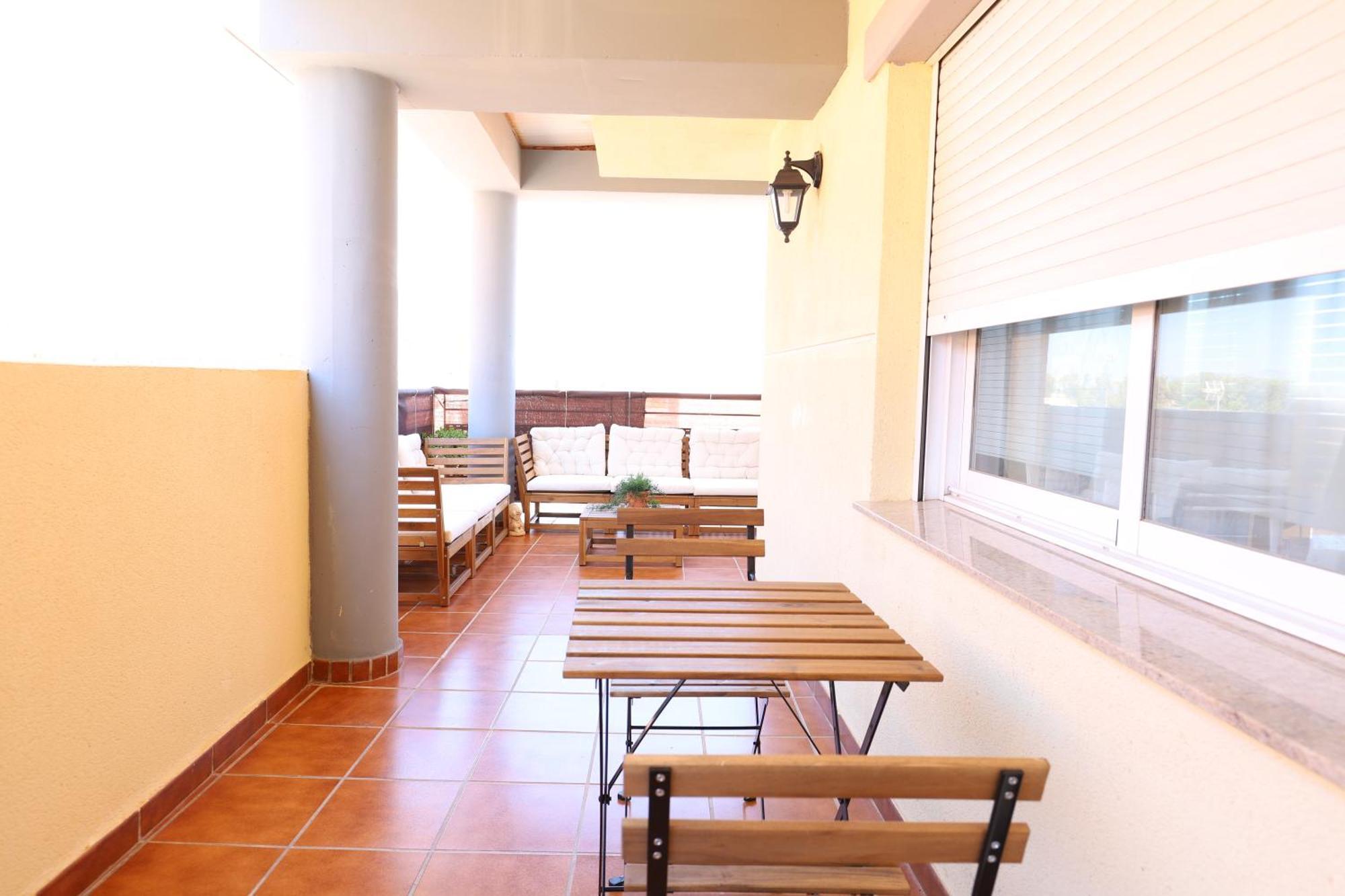 Enorme Terraza Con Vistas Al Mar By Hometels Sagunto Eksteriør billede